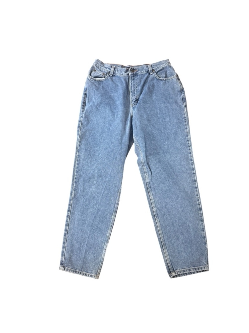 Liz Claiborne Light Blue High-Rise Straight Jeans